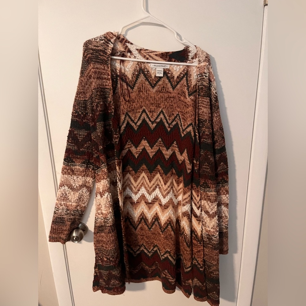 Over sized sweater.